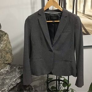 Banana Republic  houndstooth Blazer (black and white)